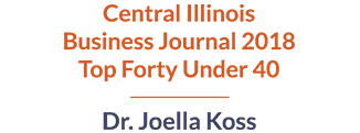 Central Illinois Business Journal 2018 Top Fourty Under 40 - Dr. Joella Kross