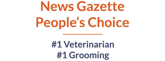 News Gazette People's Choice Voted #1 Veterinarian & #1 Pet Grooming