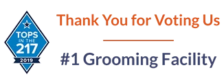 Voted #1 Grooming Facility in the Tops in 217